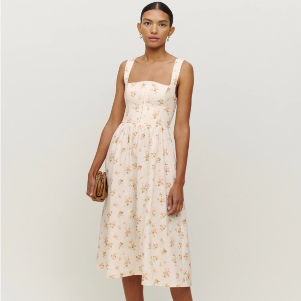 NWOT REFORMATION TAGLIATELLE LINEN DRESS